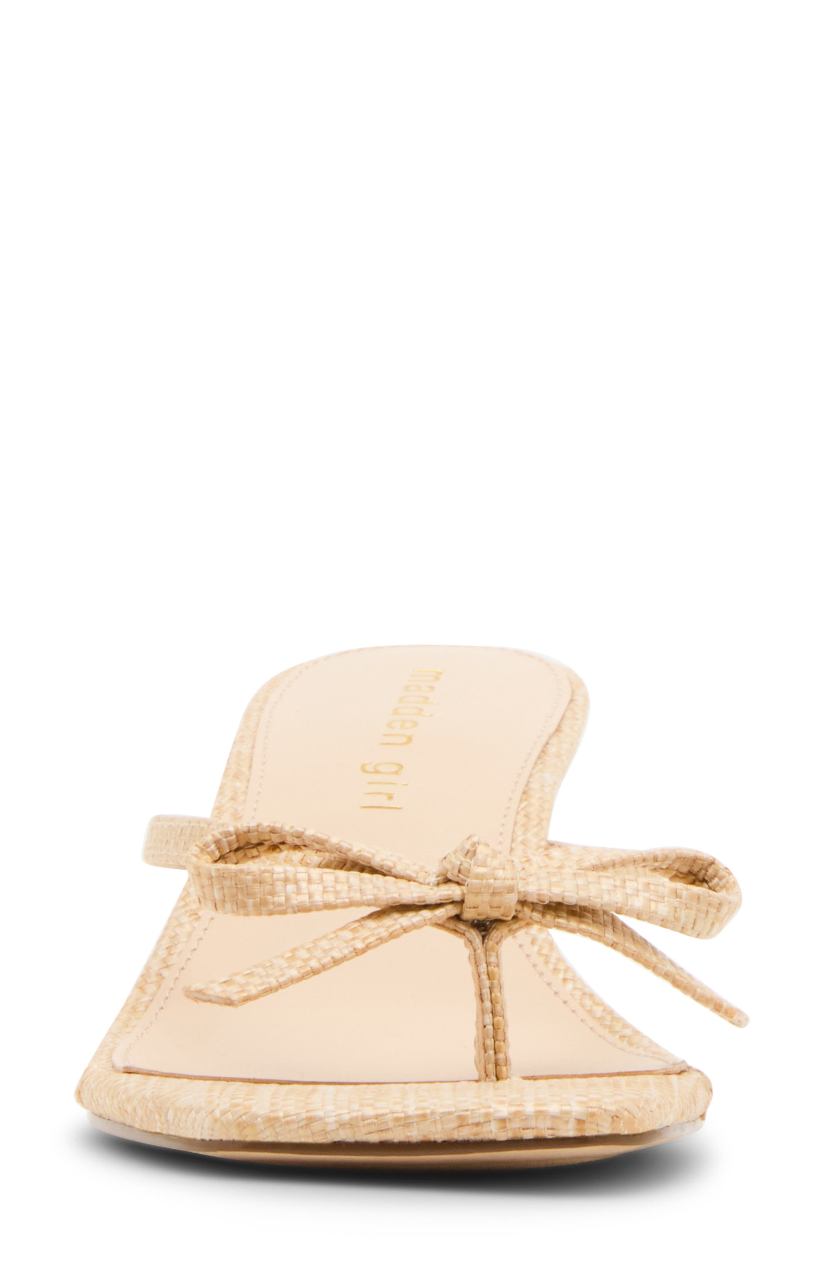 Madden Girl <p>Kitten Heel Sandal (Women)</p>, Alternate, color, Natural Raffia