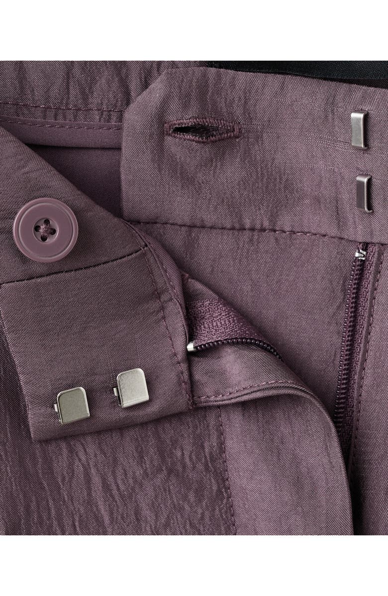 MANGO Straight Leg Pants, Alternate, color, Purple