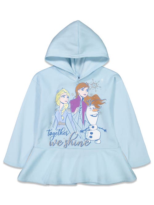 Disney Frozen Queen Elsa Hoodie & Leggings Set In Black