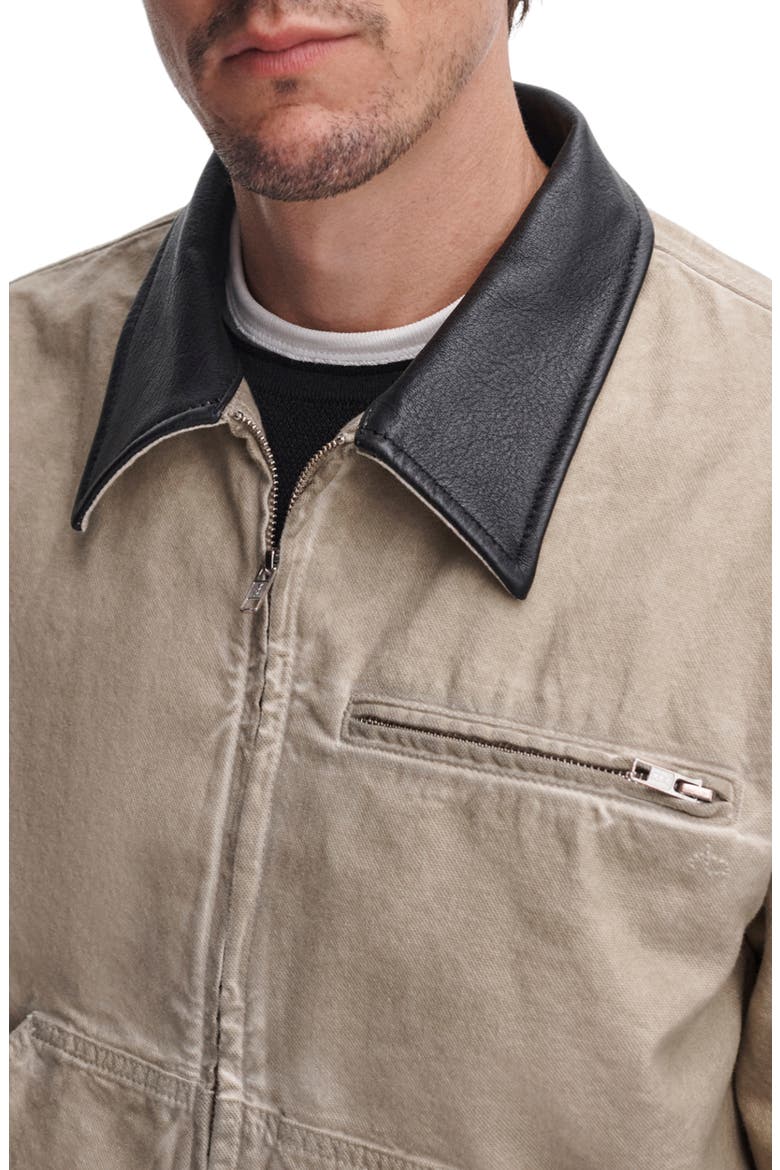 Denim Workwear Jacket, Alternate, color, OIL WASH