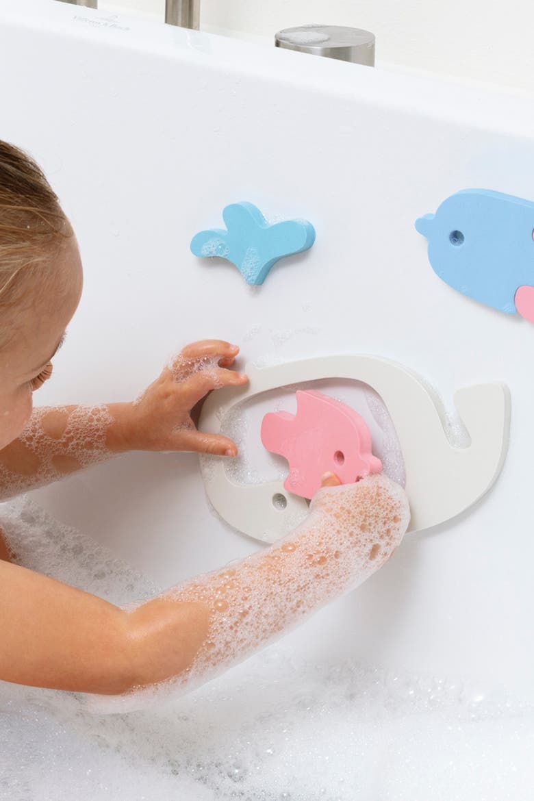 Bath Puzzle Whale Floating 3D Bath Toy Set, Alternate, color, Multi