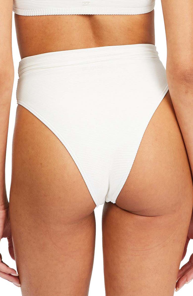 Billabong Sea Through Me Tan Lines High Waist Bikini Bottoms, Alternate, color, 