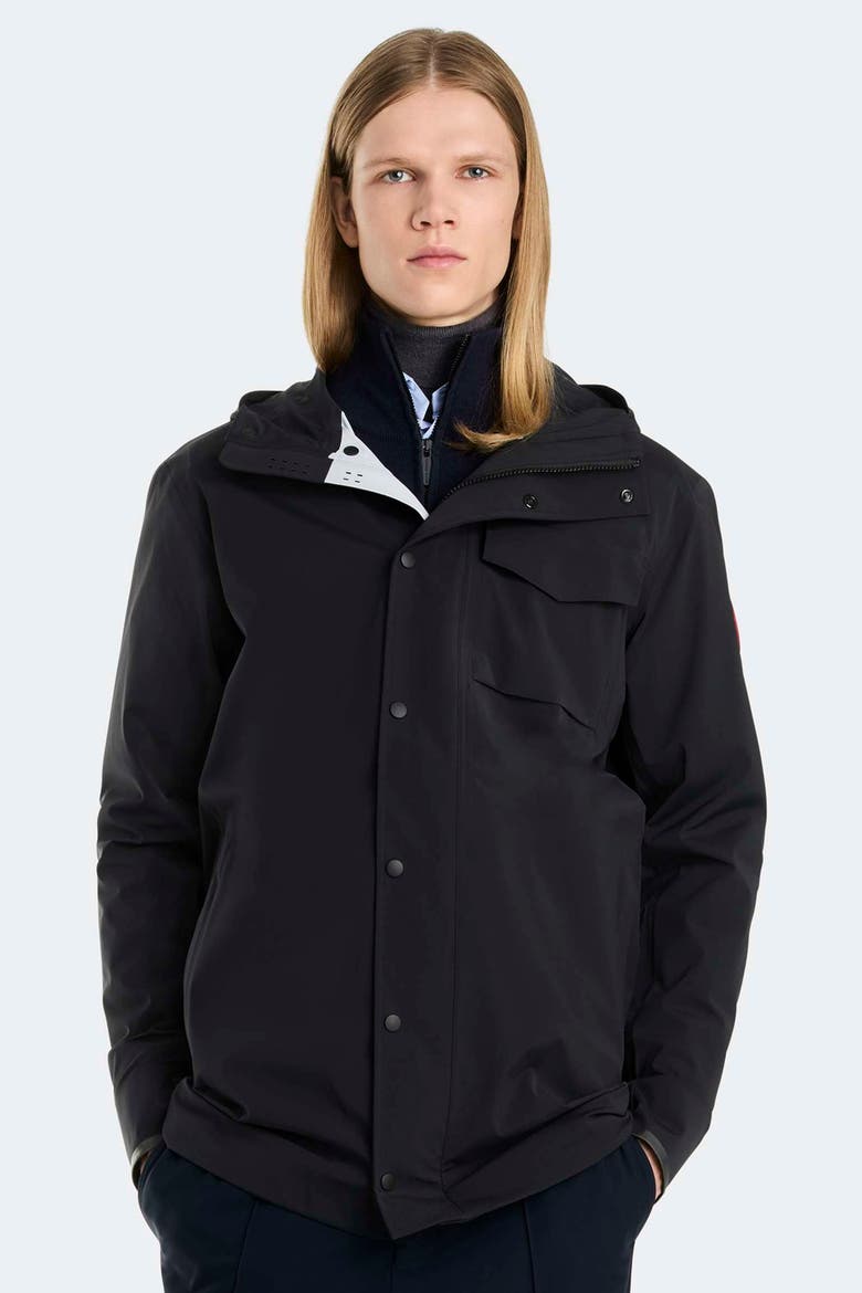Nanaimo Rain Jacket, Main, color, Black