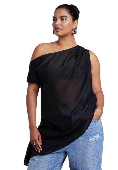Off The Shoulder Sheer Top