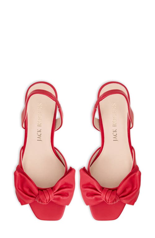 Shop Jack Rogers Eloise Slingback Sandal In Fire Red