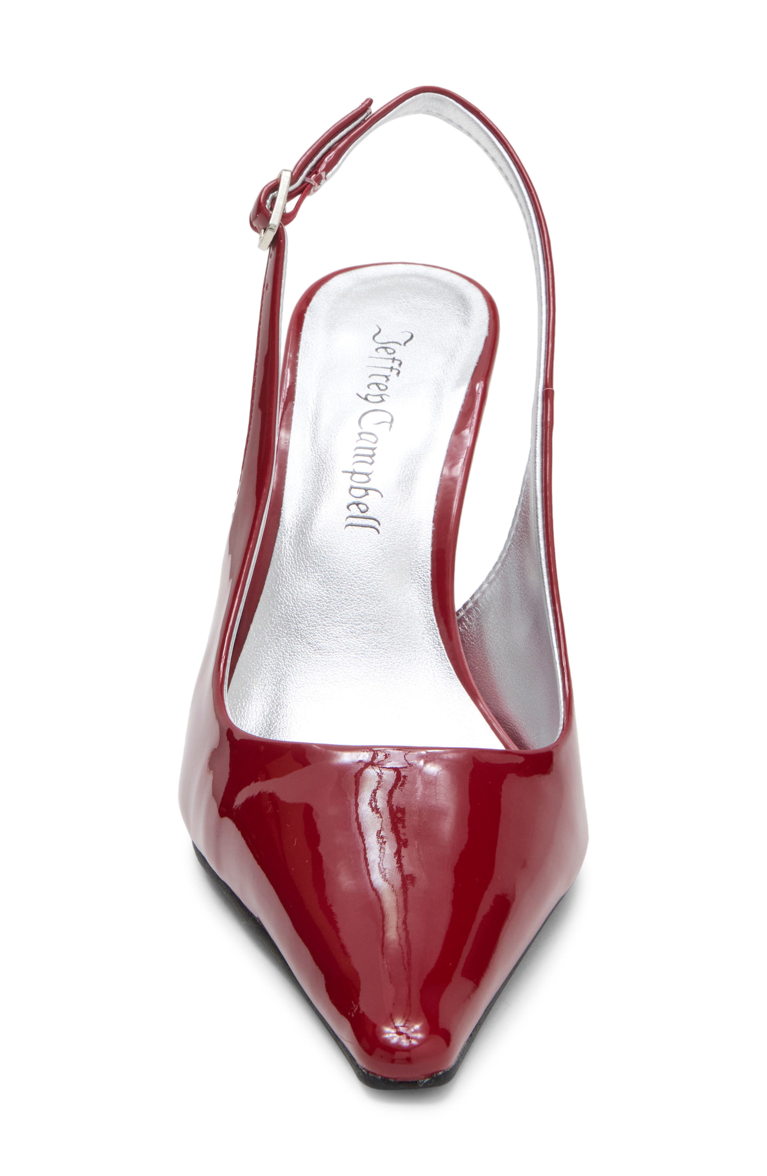 Treatz Slingback Pump, Alternate, color, CHERRY RED PATENT