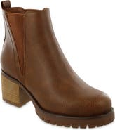 MIA Jody Lug Sole Platform Chelsea Boot