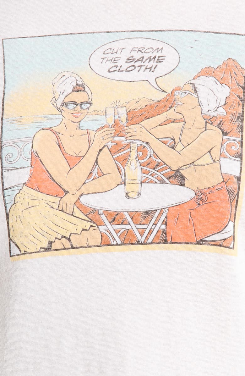 Re/Done Classic Same Cloth Graphic T-Shirt, Alternate, color, Vintage White