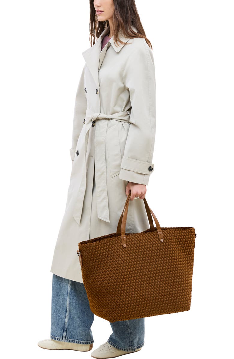 NAGHEDI Geneva Weekender Tote, Alternate, color, Teak