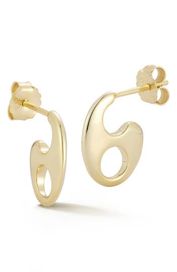Glaze Jewelry 14k Plated Silver Cz Earrings In Gold
