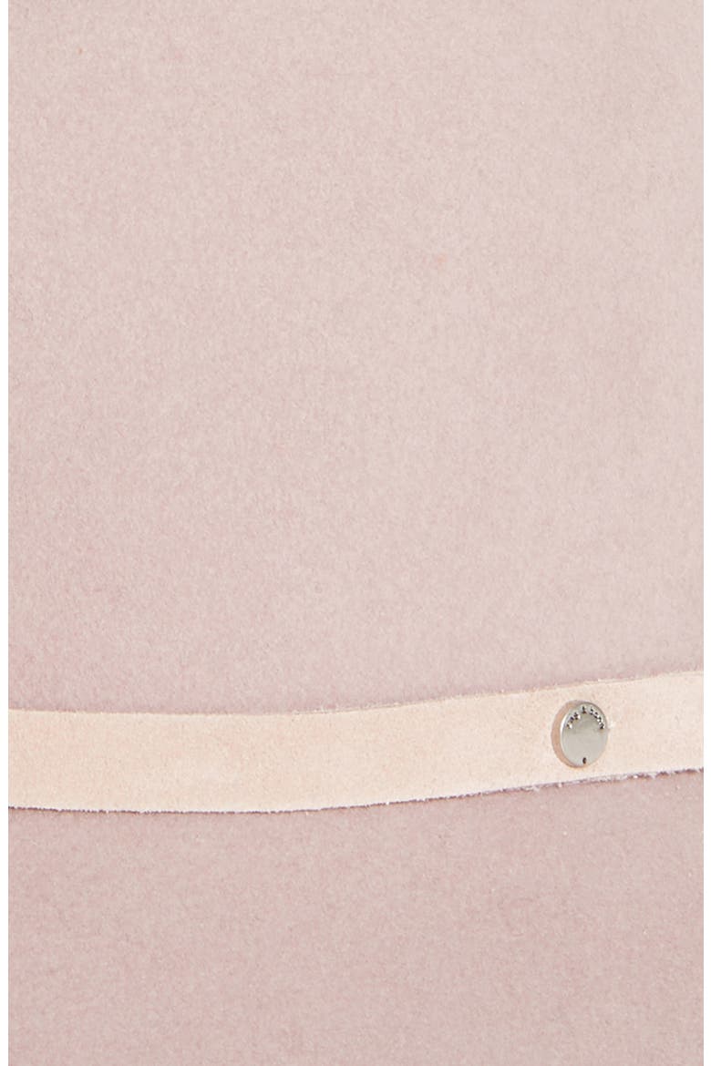 Floppy Felted Wool Brim Fedora, Alternate, color, LIGHTPNK