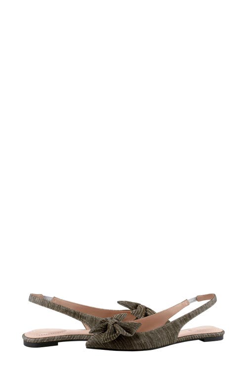 Bandolino Simona Slingback Flat In Bronze