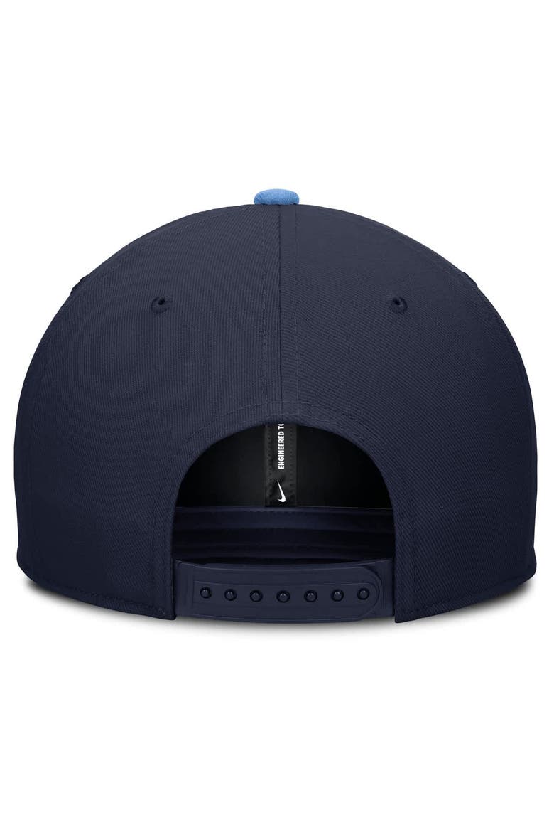 Men's Nike Navy/Blue Tampa Bay Rays Pro Performance Snapback Hat, Alternate, color, Navy
