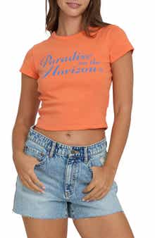 Paradise Horizon Cotton Graphic Baby Tee