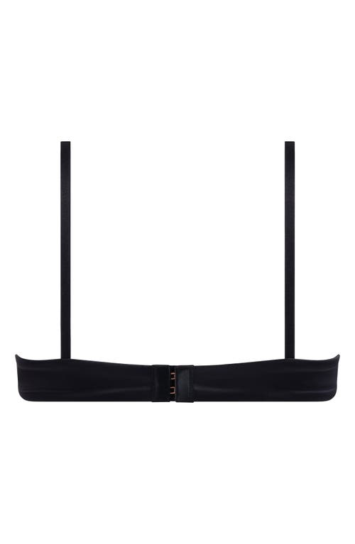 Hunkemoller Hunkemöller Anouk Embroidered Underwire Bra In Caviar