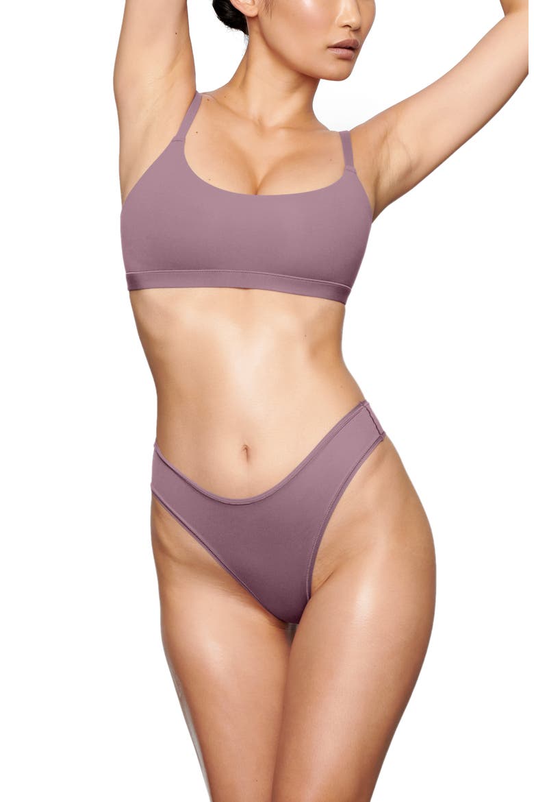 Fits Everybody Thong, Main, color, PLUM