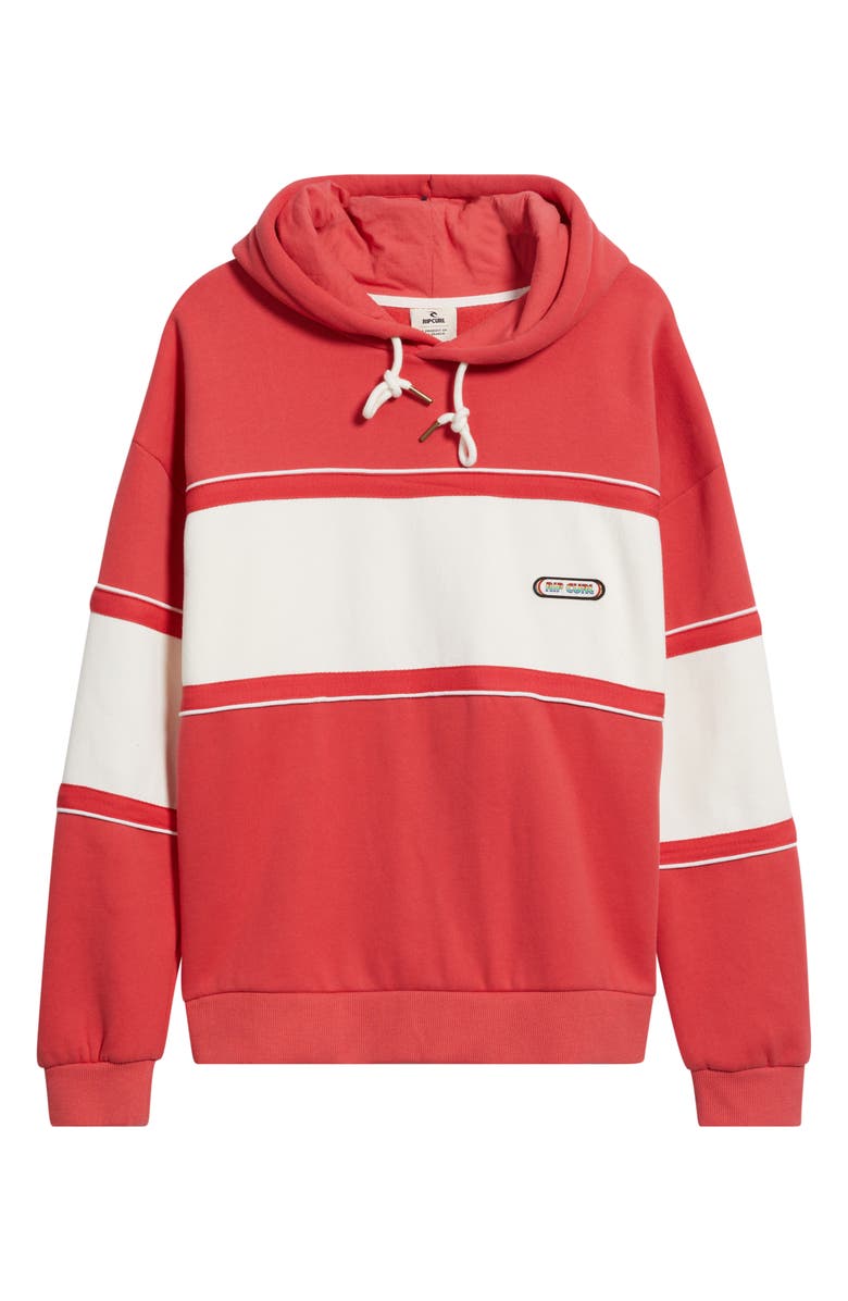 Rip Curl Surf Side Heritage Hoodie, Alternate, color, Deep Red