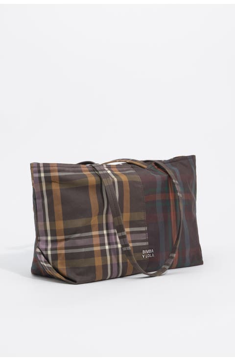 Medium Tartan Shopper Bag