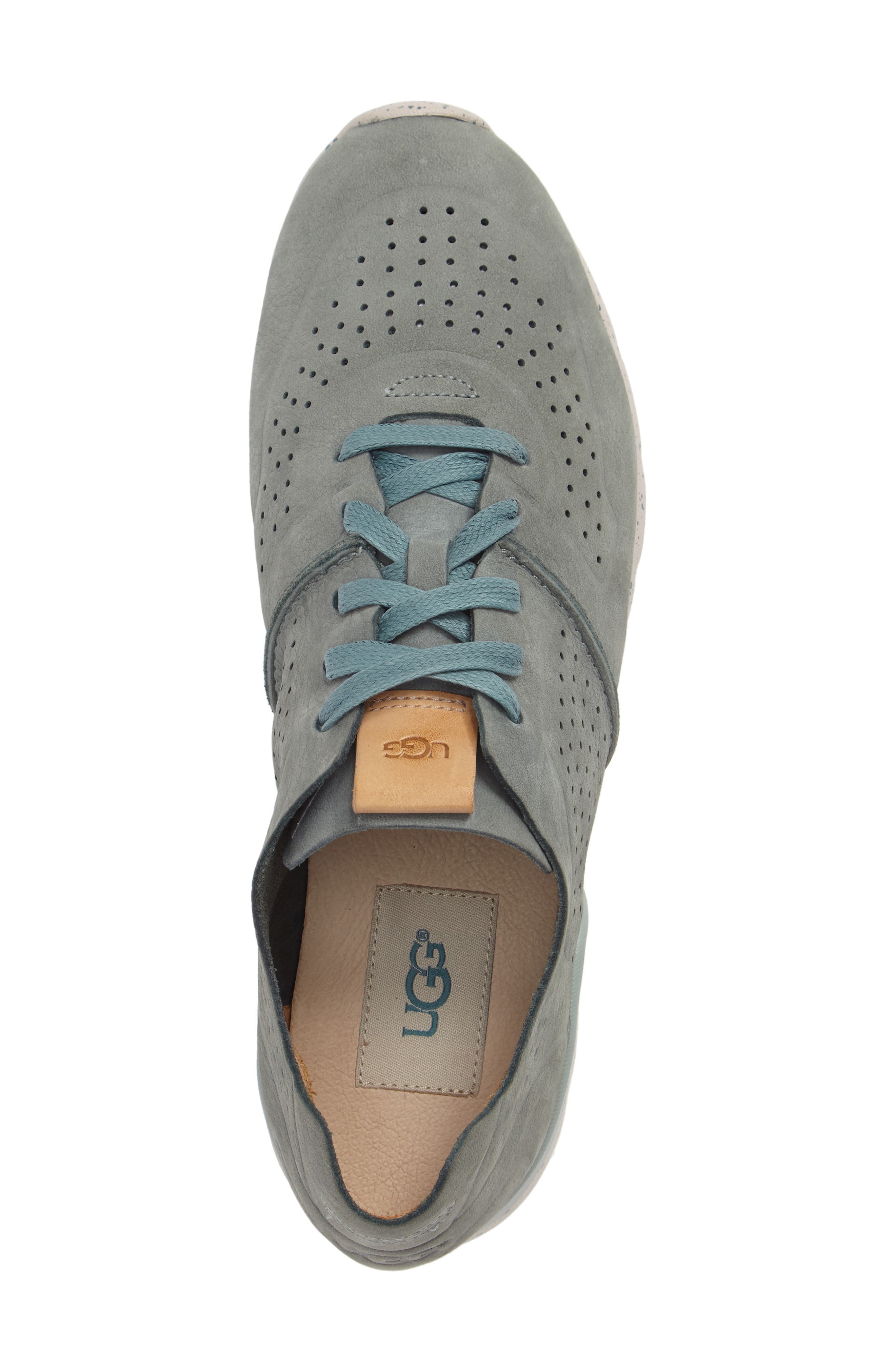 UGG Tye Sneaker, Alternate, color, ALOE VERA NUBUCK LEATHER