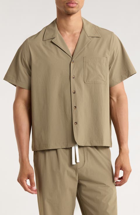 Tim Stretch Nylon Camp Shirt