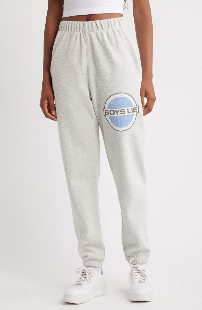 BOYS LIE Pamela V4 Mac Slim Cotton Sweatpants, Main, color, 