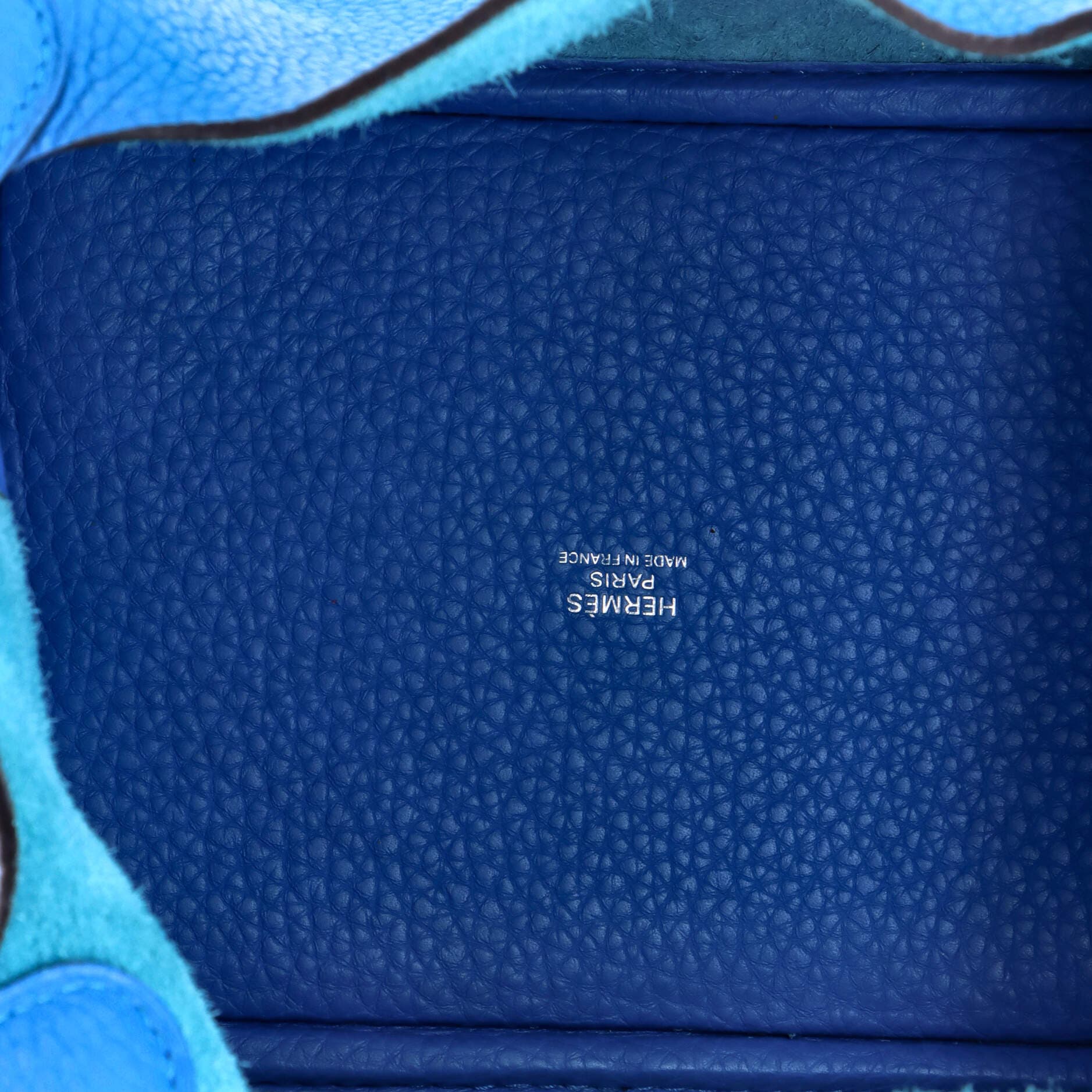 Pre-Owned Hermes Picotin Lock Bag Clemence PM, Alternate, color, Bleu Zanzibar
