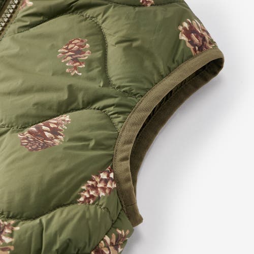 Milkbarn Down Vest In Brown
