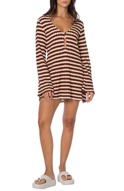 Sand Lines Inari Cover-Up Minidress