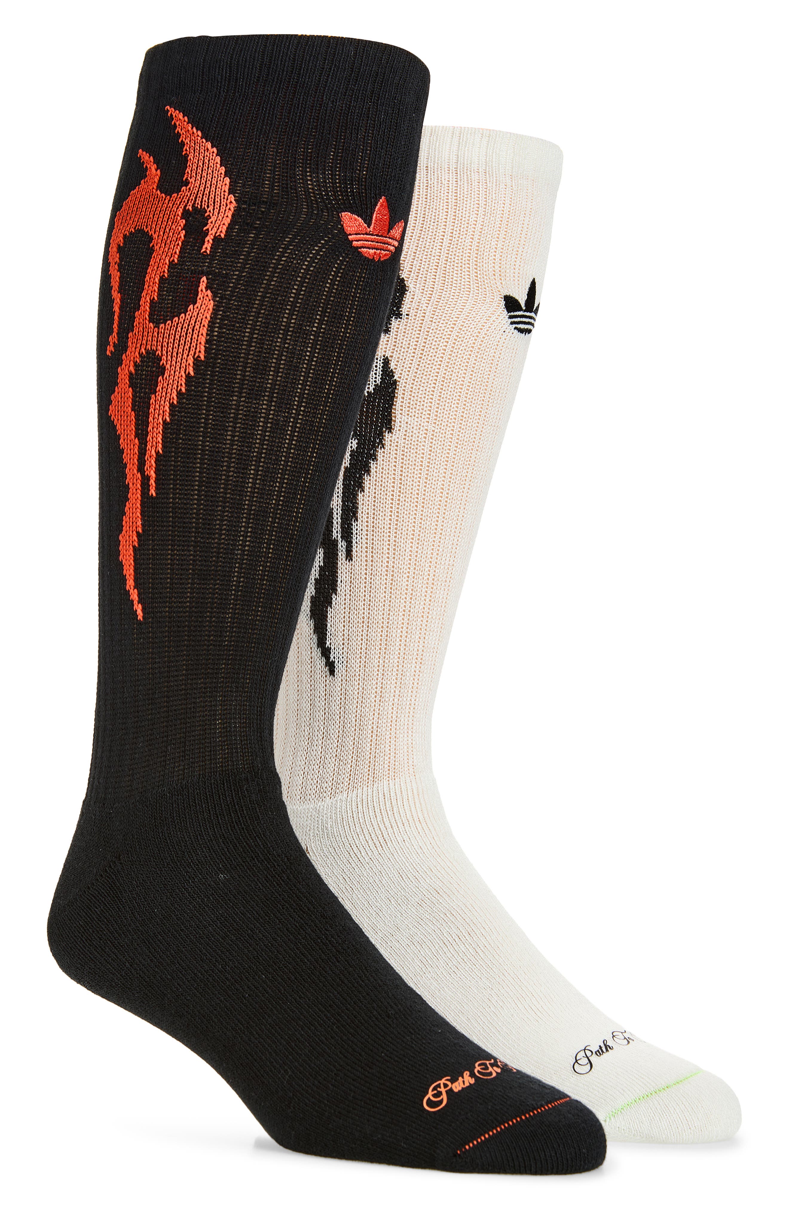 Graphic Crew Socks
