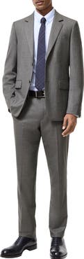 Burberry Check Wool Cashmere Bond Tailored Trousers