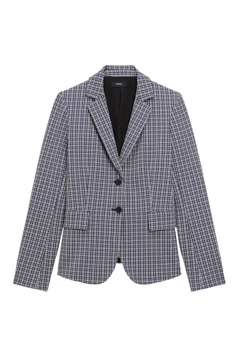 Carissa Plaid Blazer, Alternate, color, ALMOND MULTI