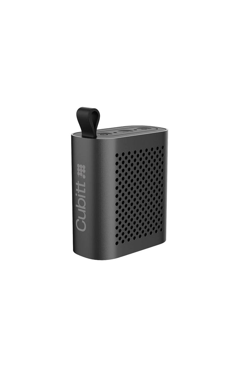 Cubitt Mini Bluetooth Speaker, Portable Wireless with Bass Boost, Waterproof, Main, color, Black