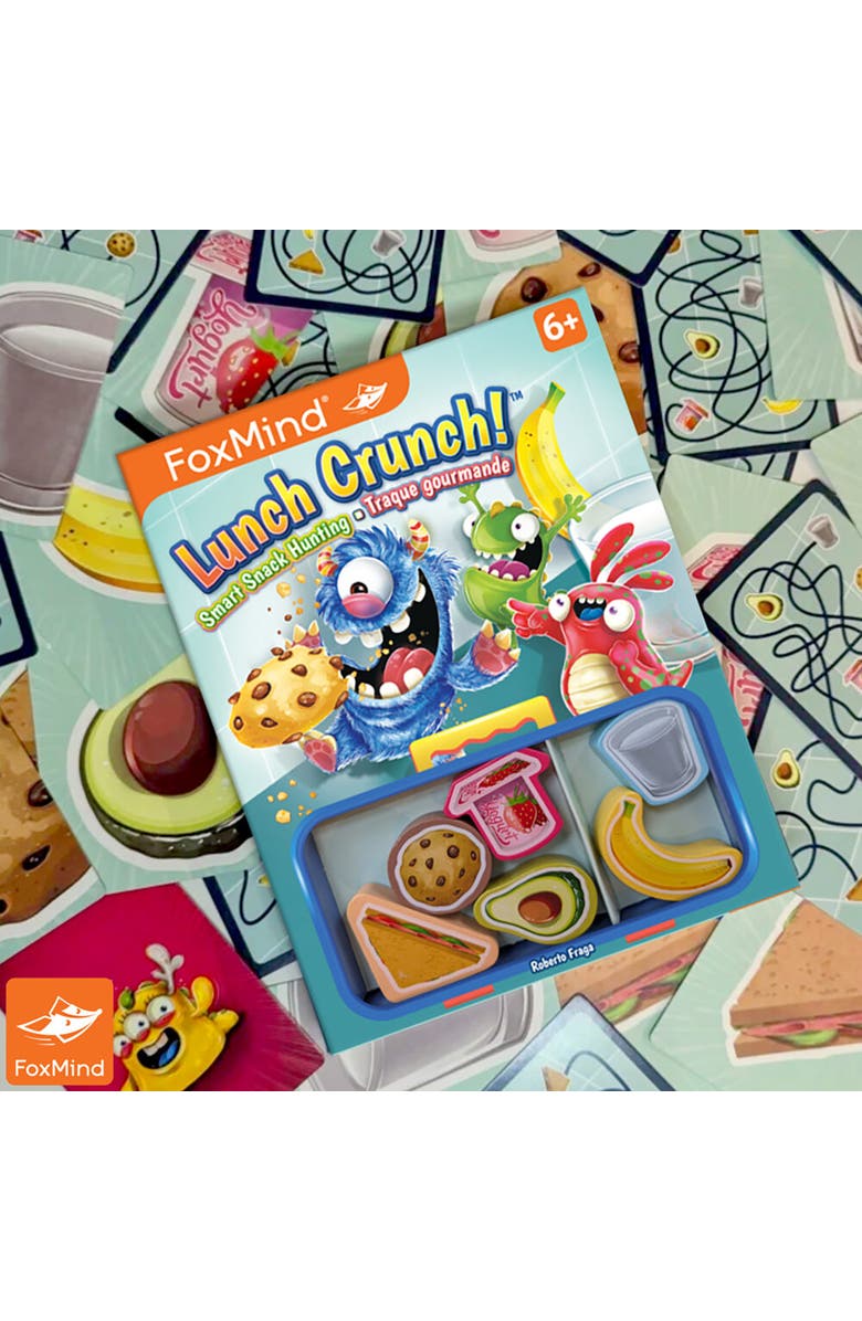 FoxMind Lunch Crunch Yummy Monster Themed Card Game, Alternate, color, Multicolored