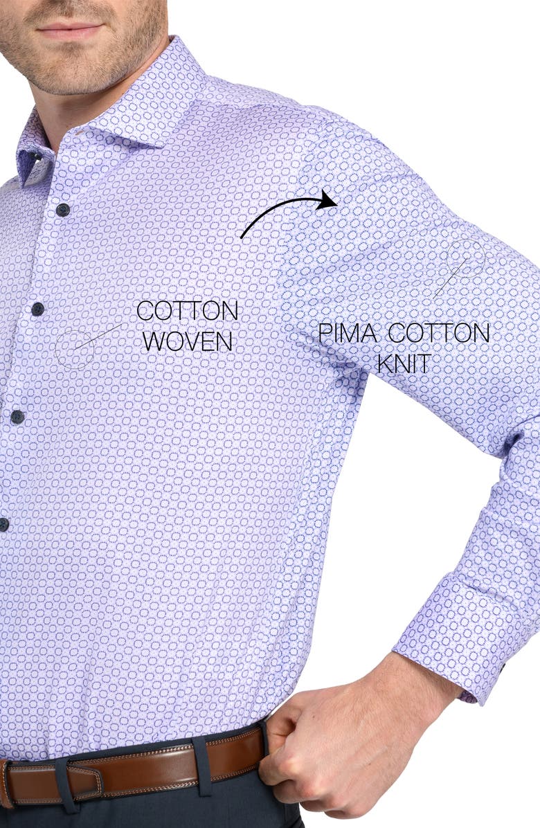 W.R.K Reworked Slim Fit Cotton Dress Shirt, Alternate, color, Lilac