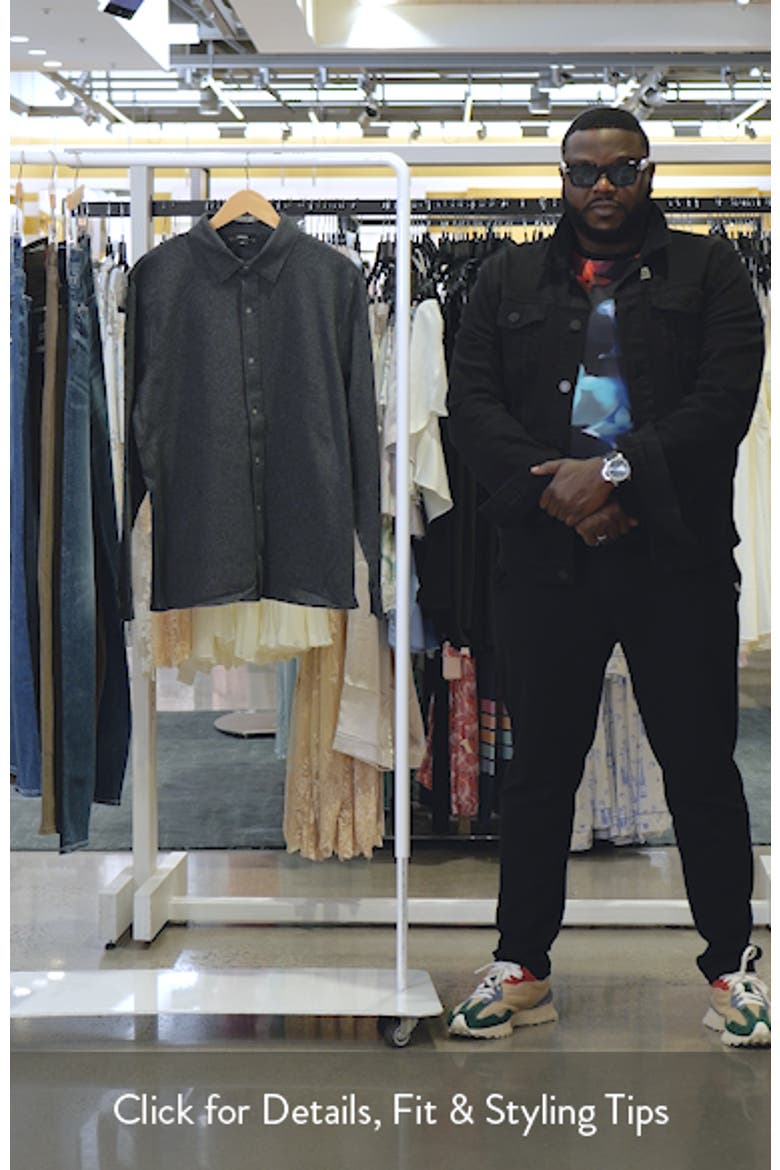 Pinstripe Jacquard Button-Up Shirt video