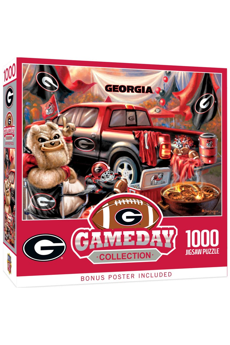 Georgia Bulldogs Gameday 1000pc Puzzle, Main, color, Multicolor