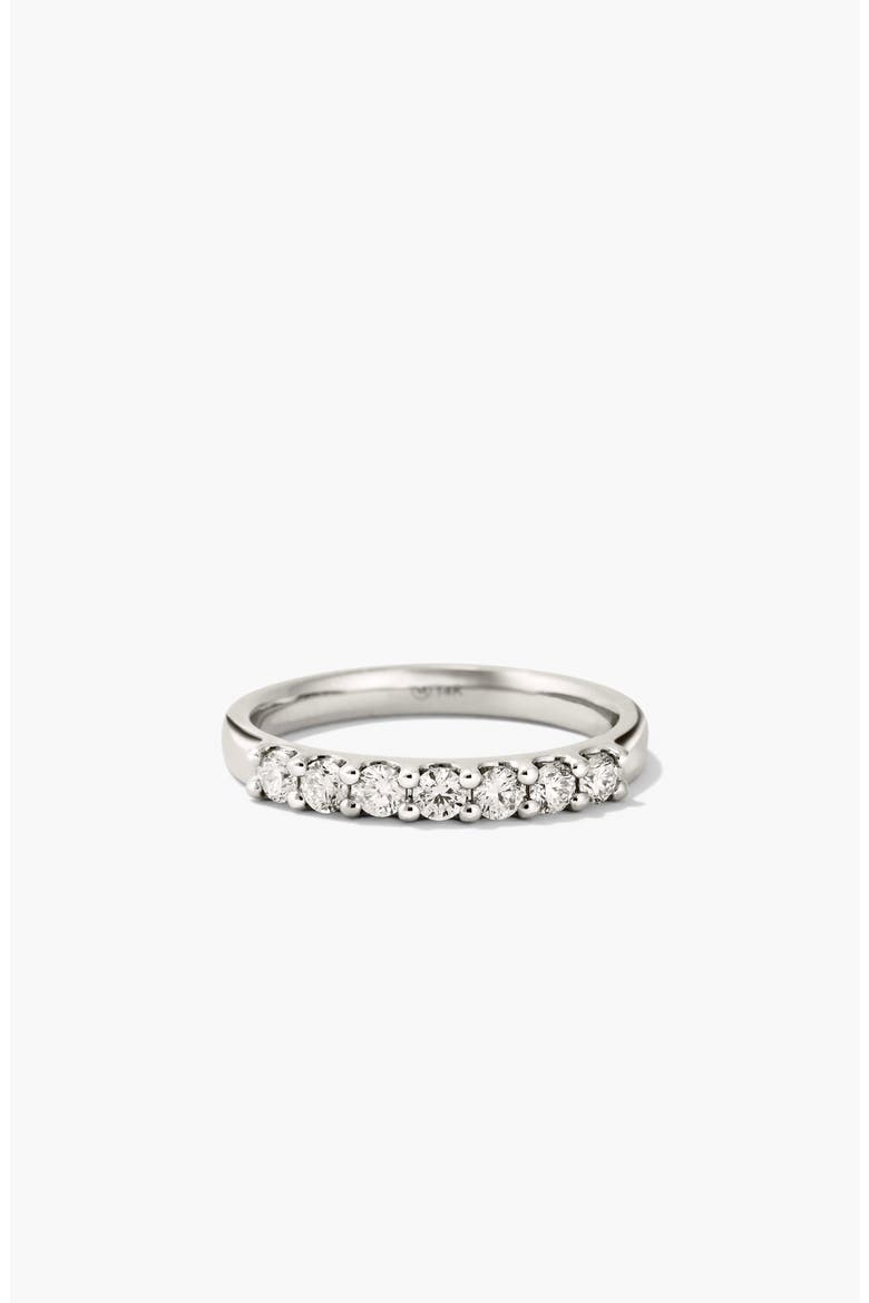 Bold Diamond Half Eternity Ring, Main, color, White Gold