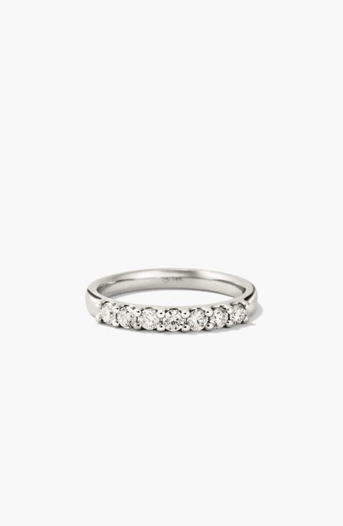 Bold Diamond Half Eternity Ring