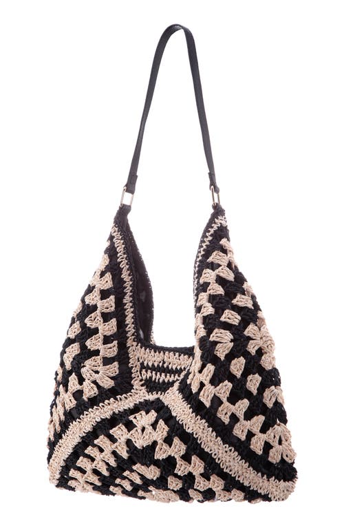 Nina Zeneya Woven Shoulder Bag