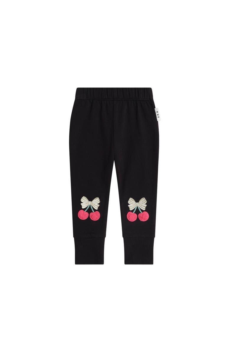 Huxbaby Cherry Pie Leggings, Main, color, Black