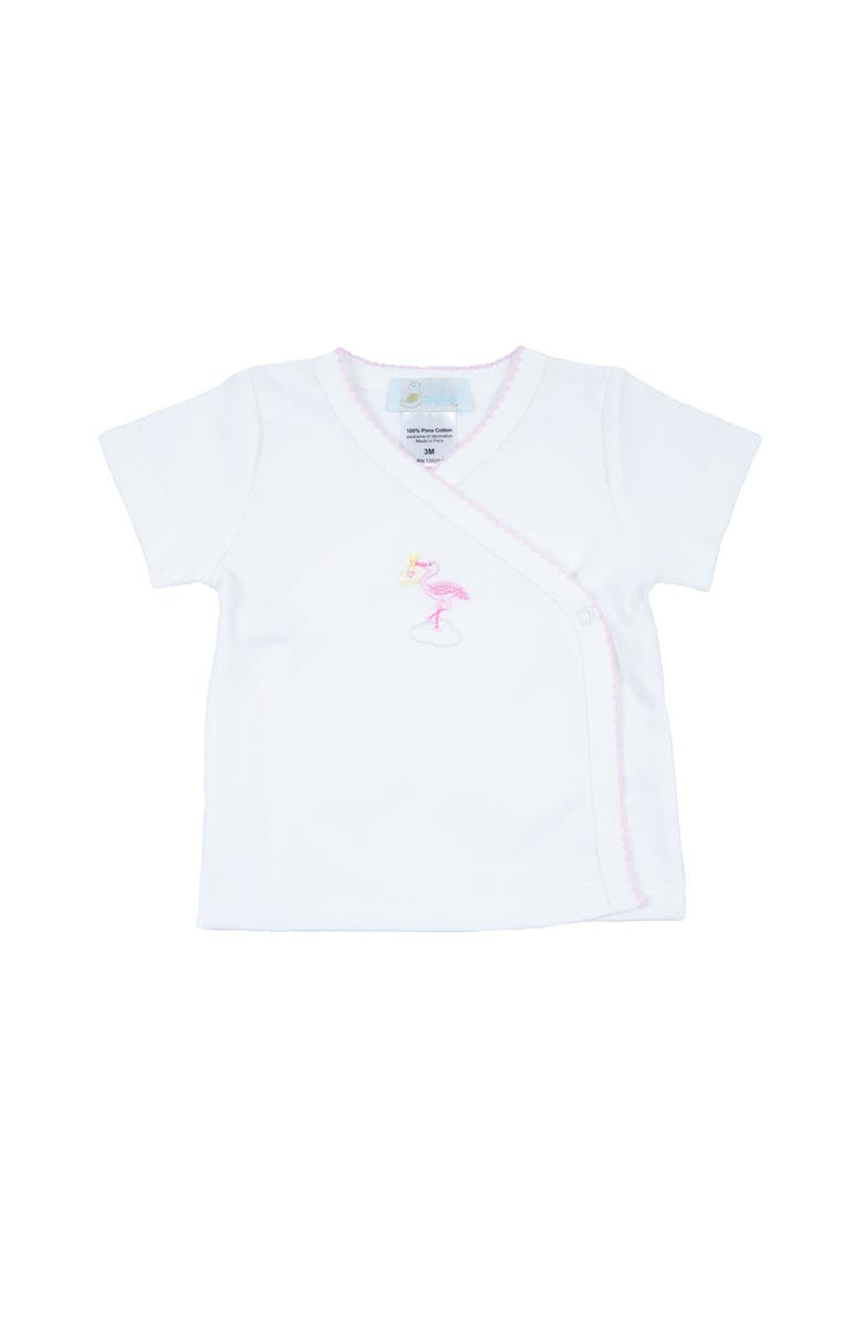 Cuclie Just Delivered Diaper Set, Alternate, color, White & Pink