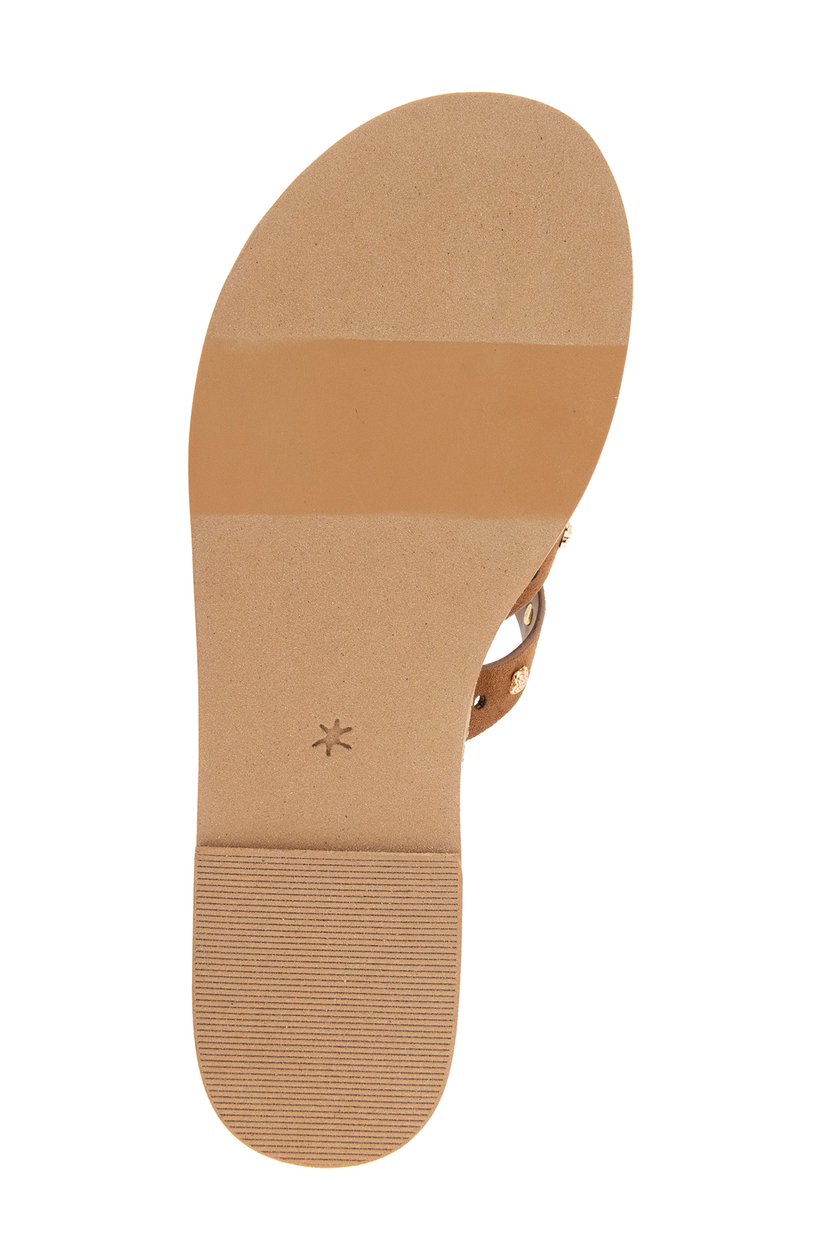 Simon Studded Slide Sandal, Alternate, color, CARAMEL