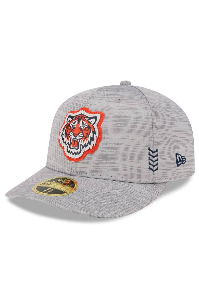 New Era Men's New Era  Gray Detroit Tigers 2024 Clubhouse Low Profile 59FIFTY Fitted Hat, Alternate, color, 