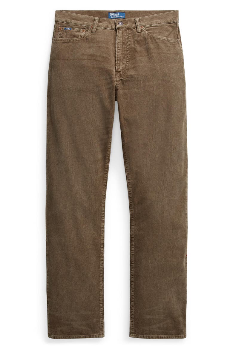 Straight Leg Corduroy Five Pocket Pants, Alternate, color, BROWN SOFT FADE