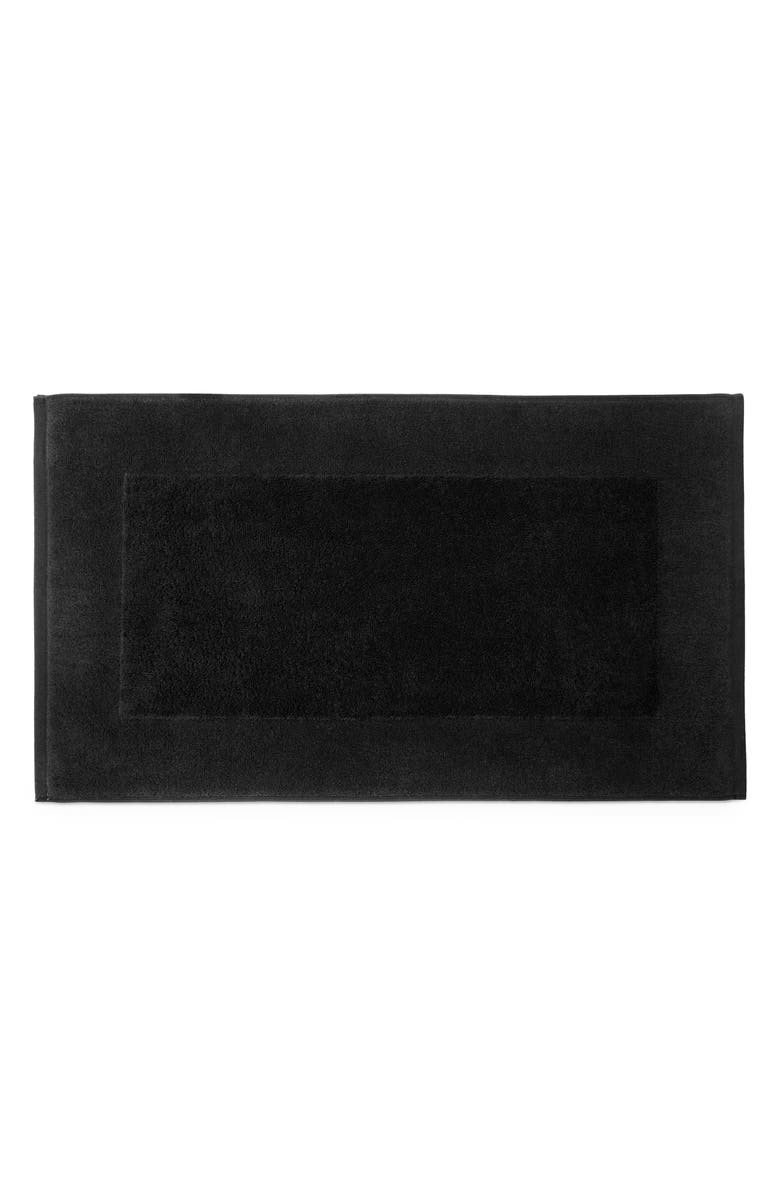 SFERRA Bello Nuovo Combed Cotton Bath Mat, Main, color, Black