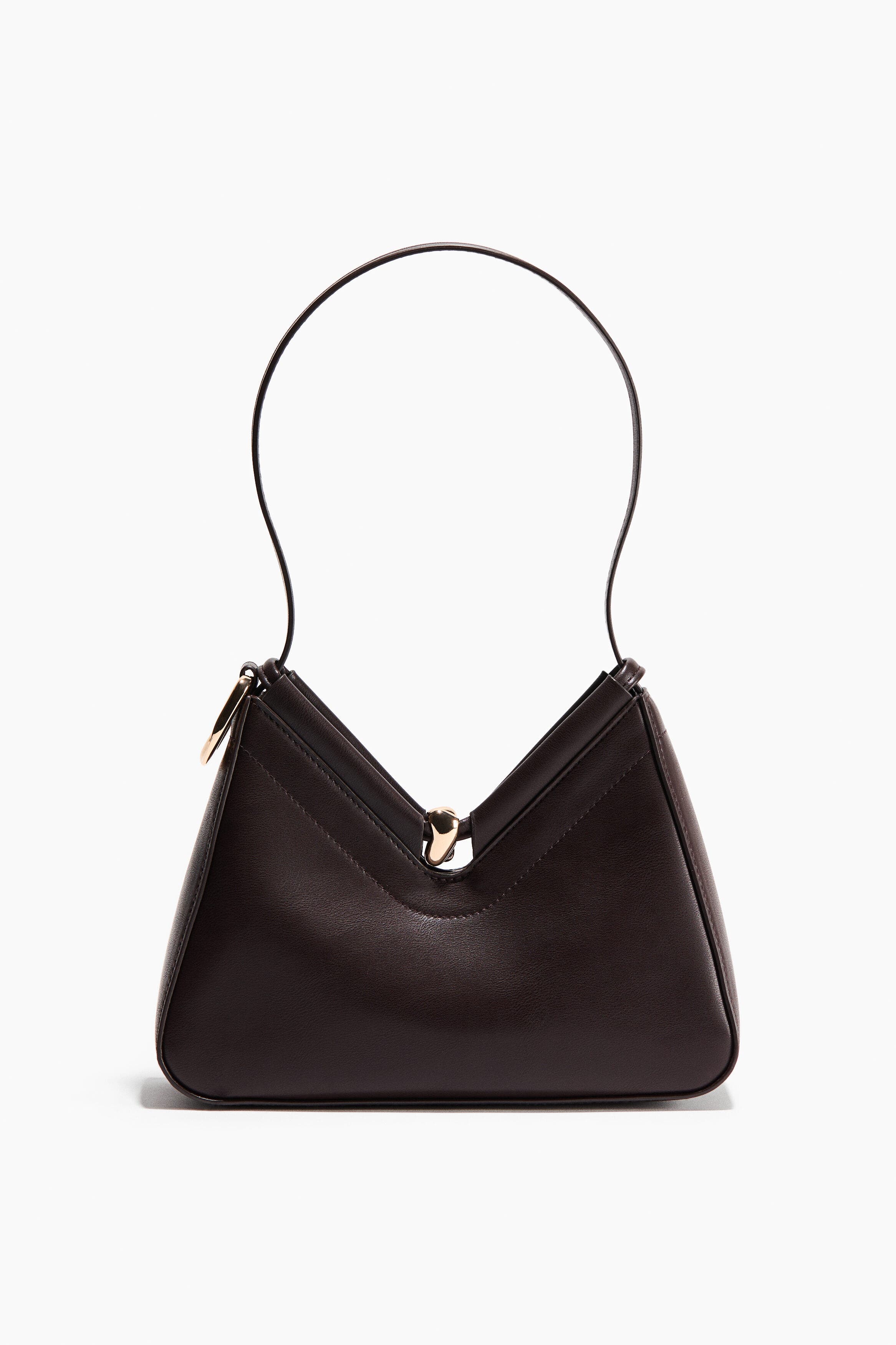 H&M Handbag, Main, color, Dark Brown