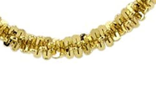 American Exchange Flat Link Chain Necklace In Gold