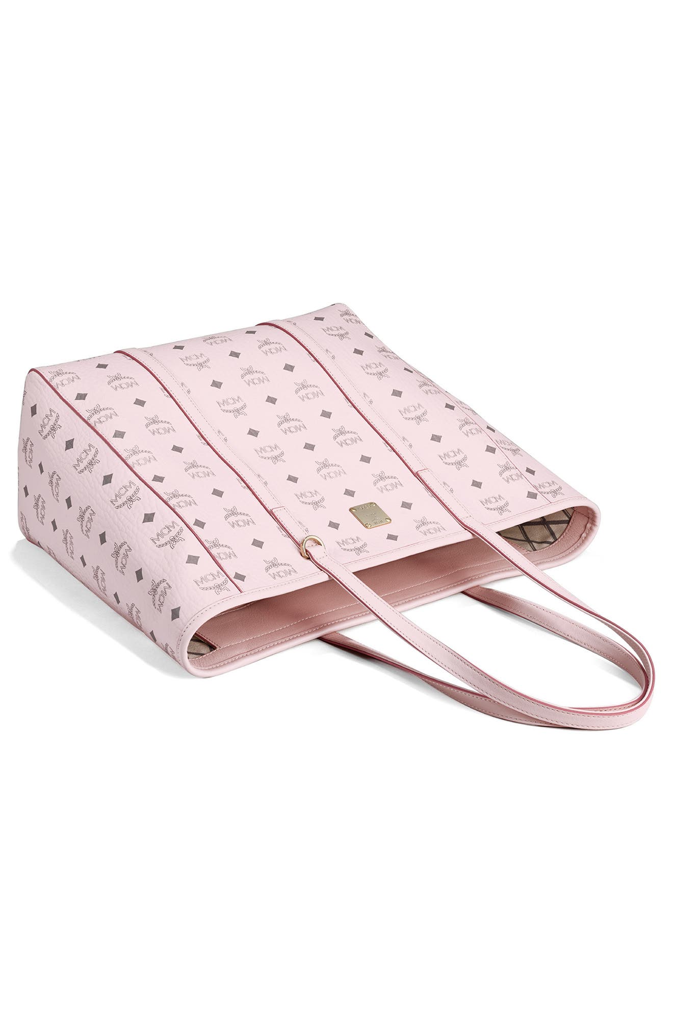 MCM Medium Toni Visetos Coated Canvas Shopper, Alternate, color, 