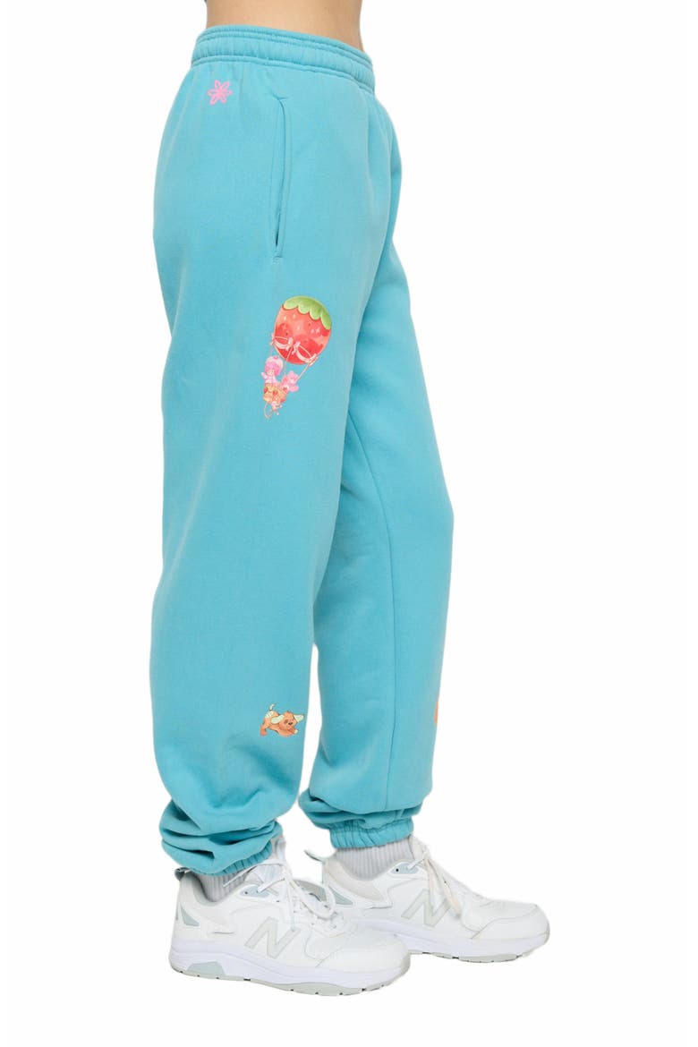 Happiness Looks Good Sweatpants, Alternate, color, BLUE