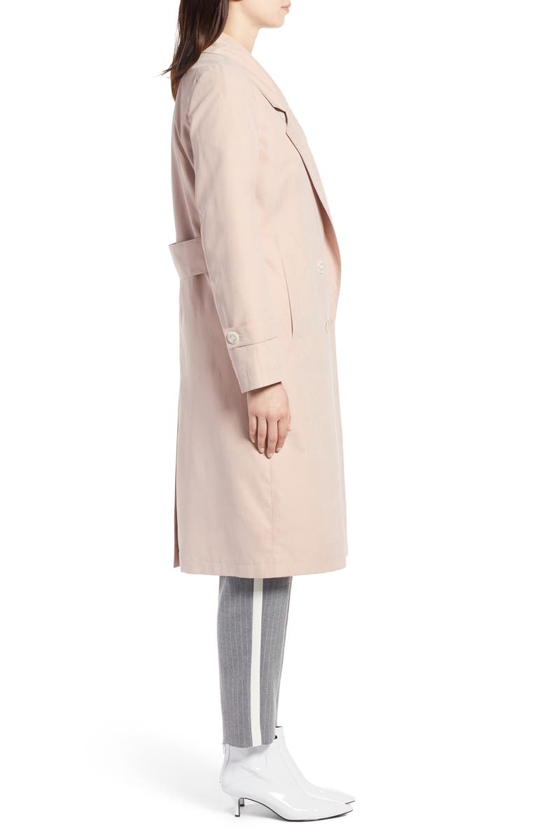 Halogen<sup>®</sup> Double Breasted Trench Coat, Alternate, color, 